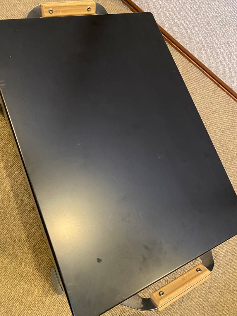 【美品】シェルフコンテナ25 耐熱塗装済みステンレス天板・アルミバー付き