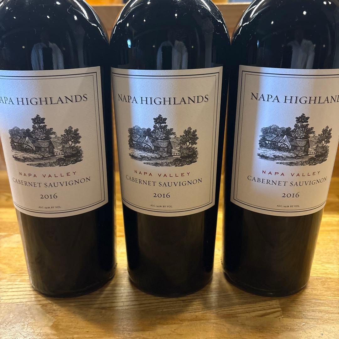 Napa Highlands Cabernet Sauvignon2016 3本