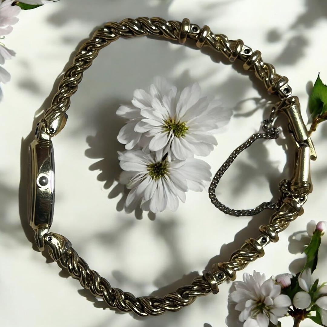 Seiko ゴールドツイストバンド腕時計【新品電池】4月17日交換済み