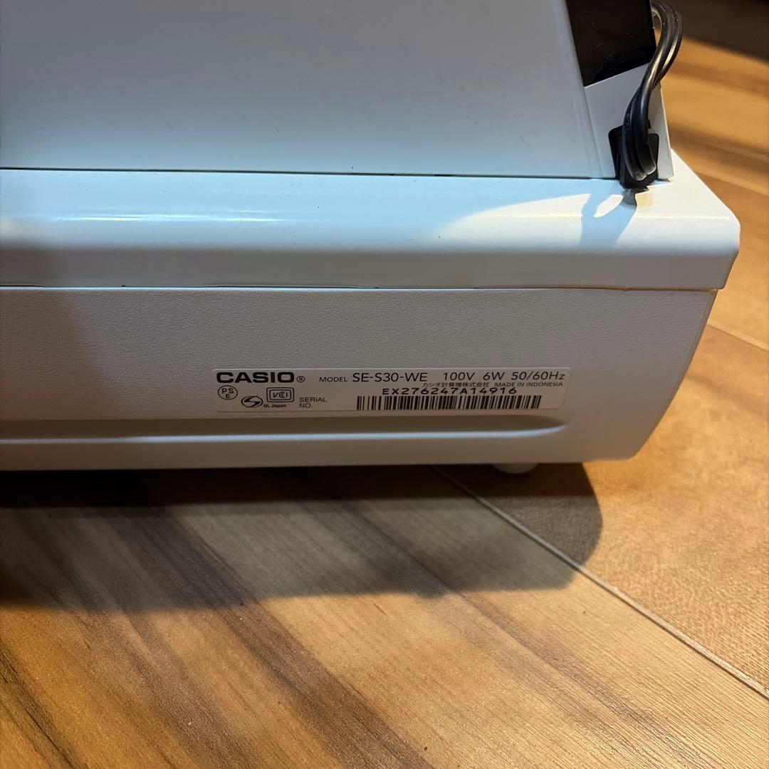 訳ありのため激安！CASIO レジスター 小型ドロア SE-S30-WE カシオ
