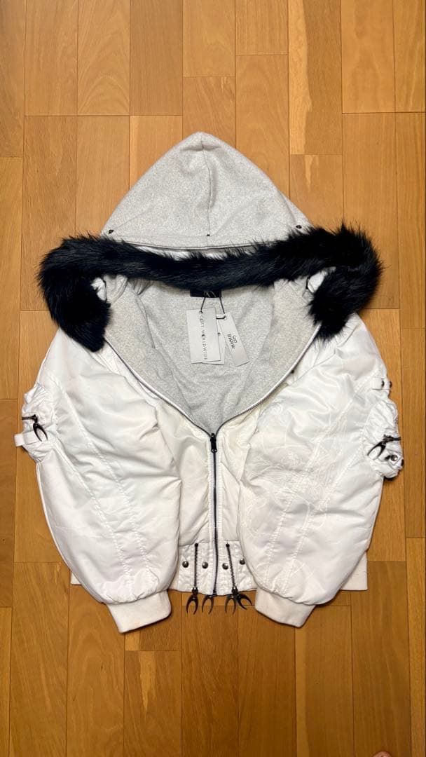 cozy worldwideリバーシブルボンバージャケット opium y2k