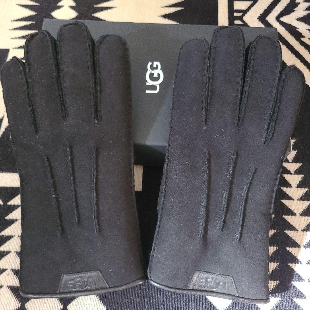 UGG メンズブラック手袋 Lサイズ(箱無し)