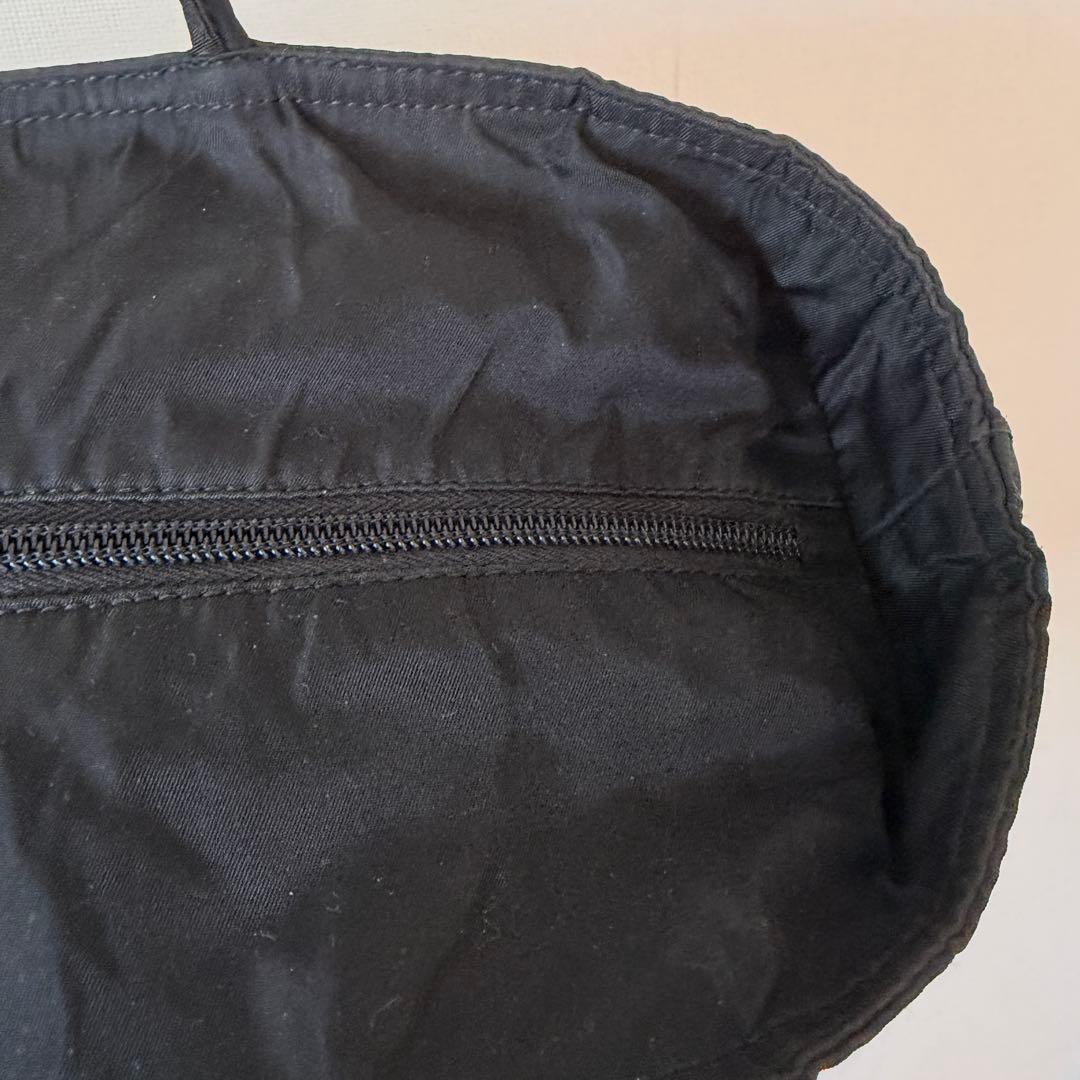 PRADAプラダナイロンショッピングトートバッグ黒タグ有り