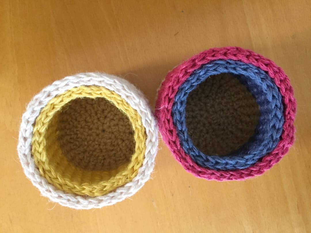 麻紐ミニバスケット   no.105