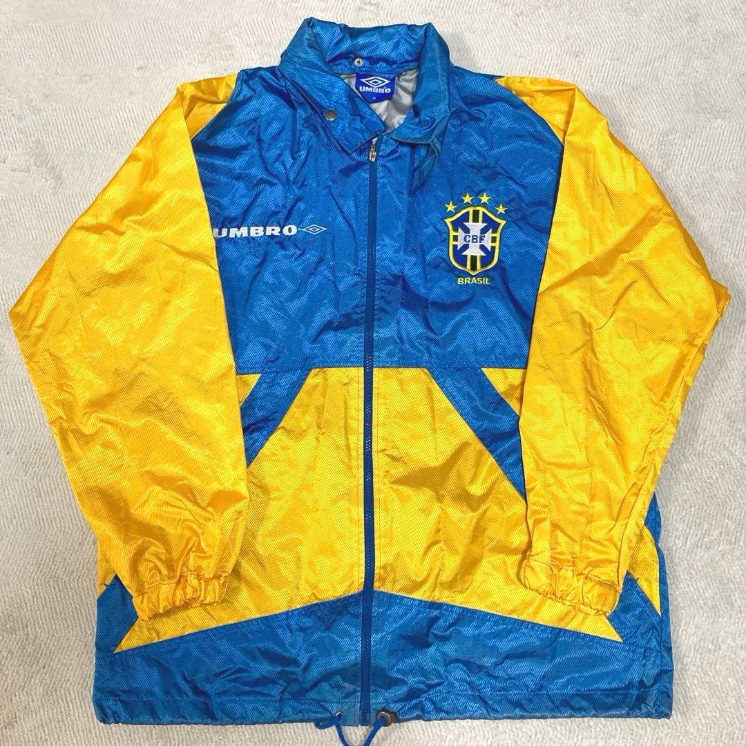 【美品】ブラジル代表 UMBRO アンブロ ピステ ウィンドブレーカー