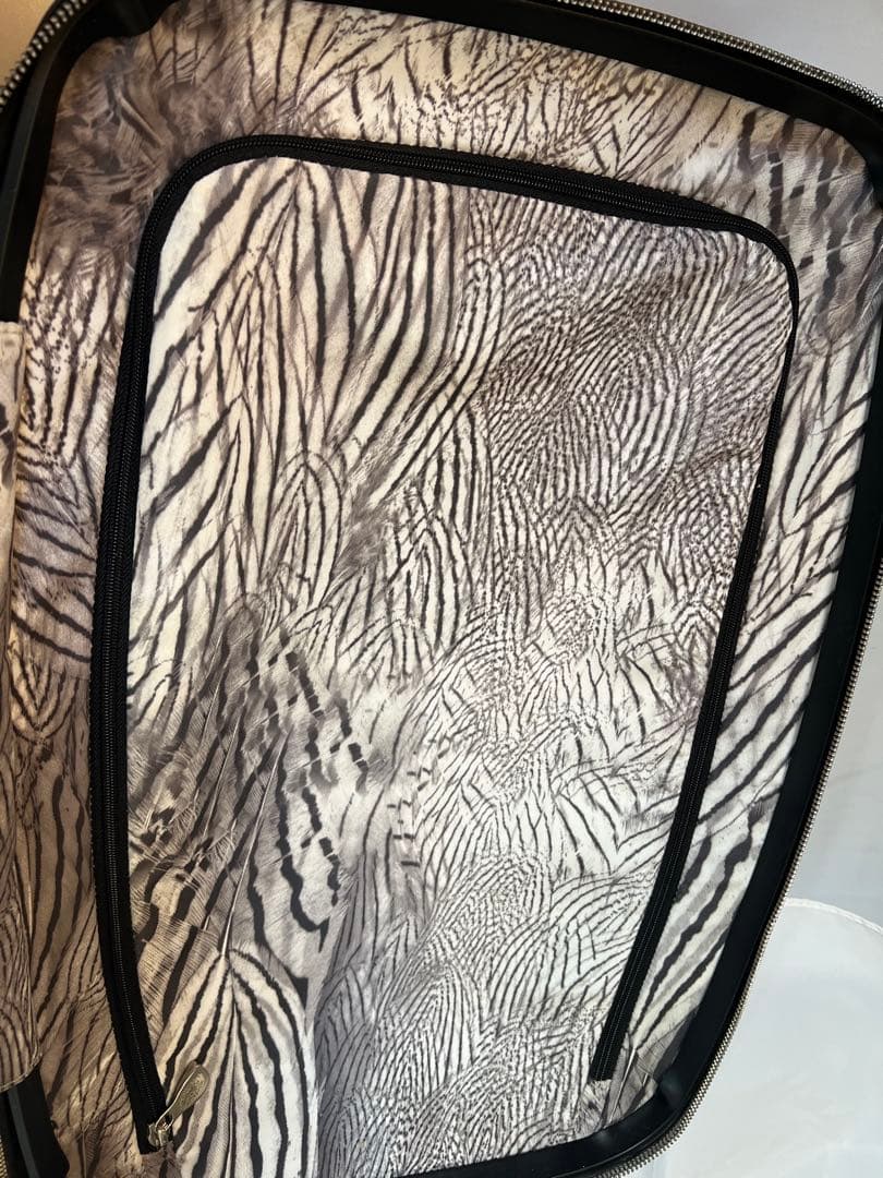 アレクサンダーマックイーン サムソナイト クロコ柄 ブラック スーツケース