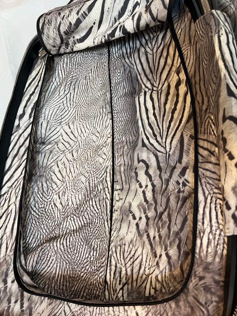 アレクサンダーマックイーン サムソナイト クロコ柄 ブラック スーツケース