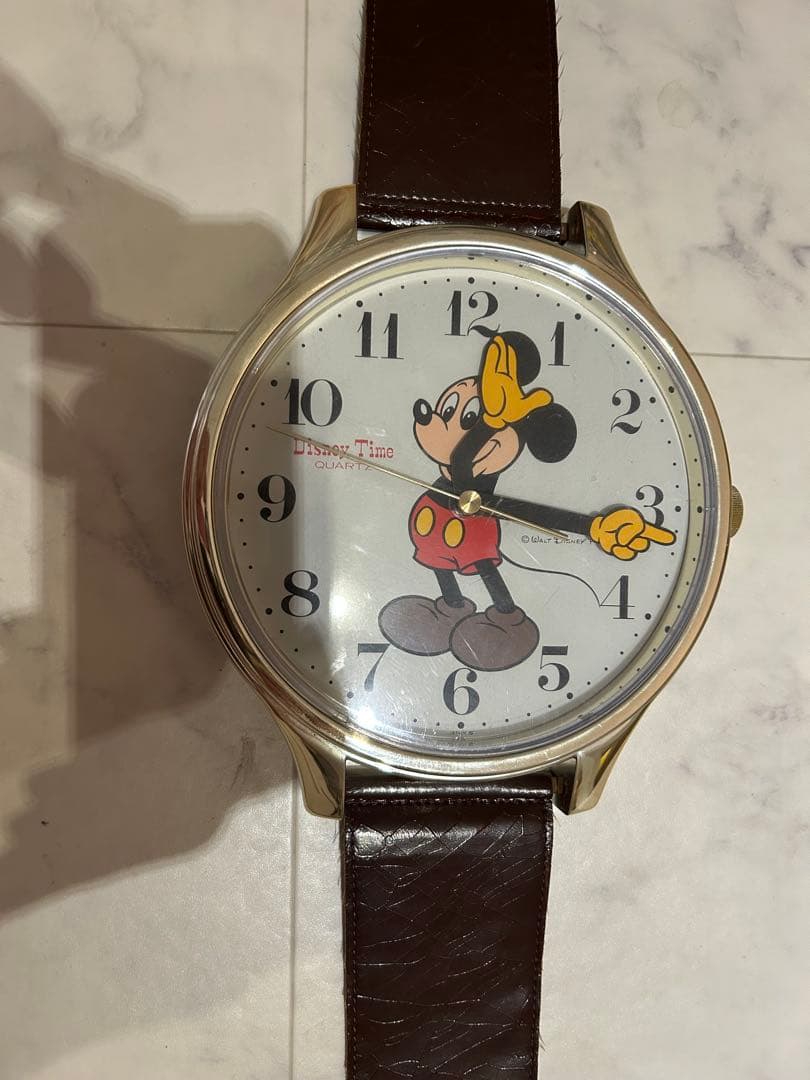 入手困難 幻の時計 ミッキーマウス 腕時計型 壁掛け時計 日本製