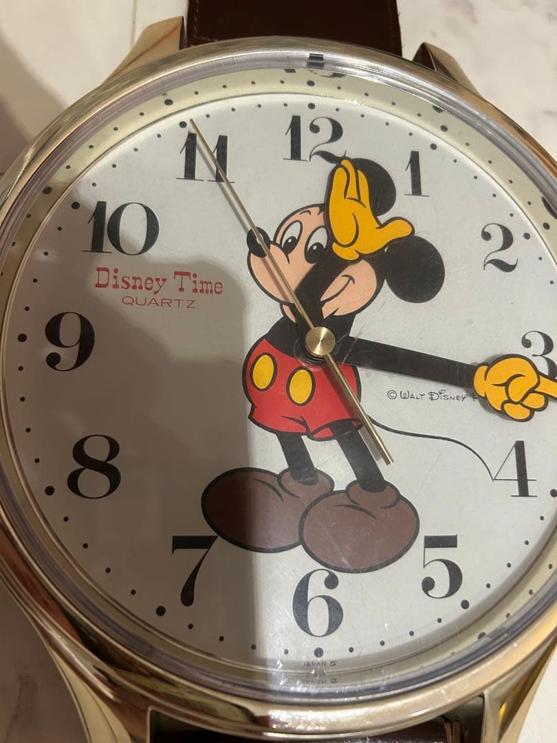 入手困難 幻の時計 ミッキーマウス 腕時計型 壁掛け時計 日本製