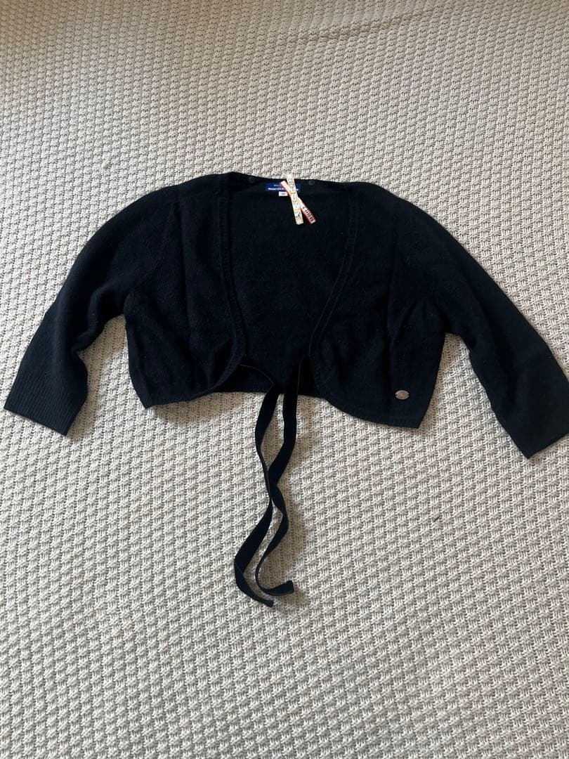 Burberry チェック柄　ワンピース　半袖ニット　カーディガン