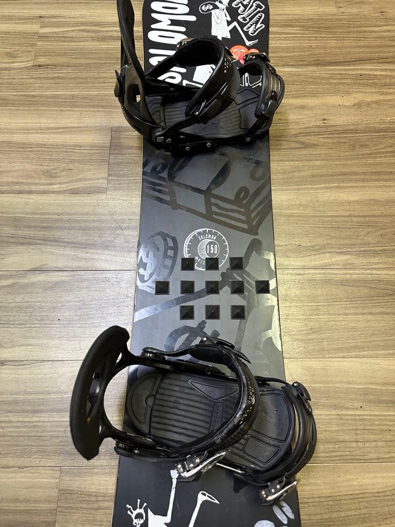 スノーボード SALOMON 150cmビンディングRIDE size Mセット