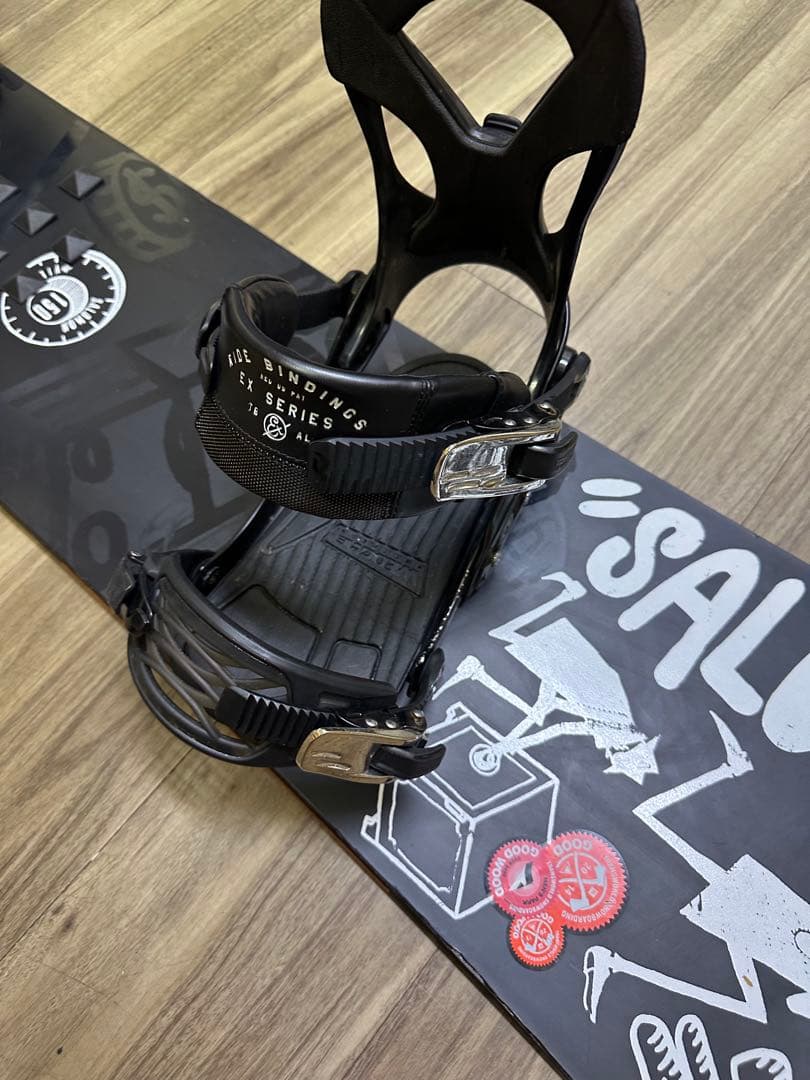 スノーボード SALOMON 150cmビンディングRIDE size Mセット