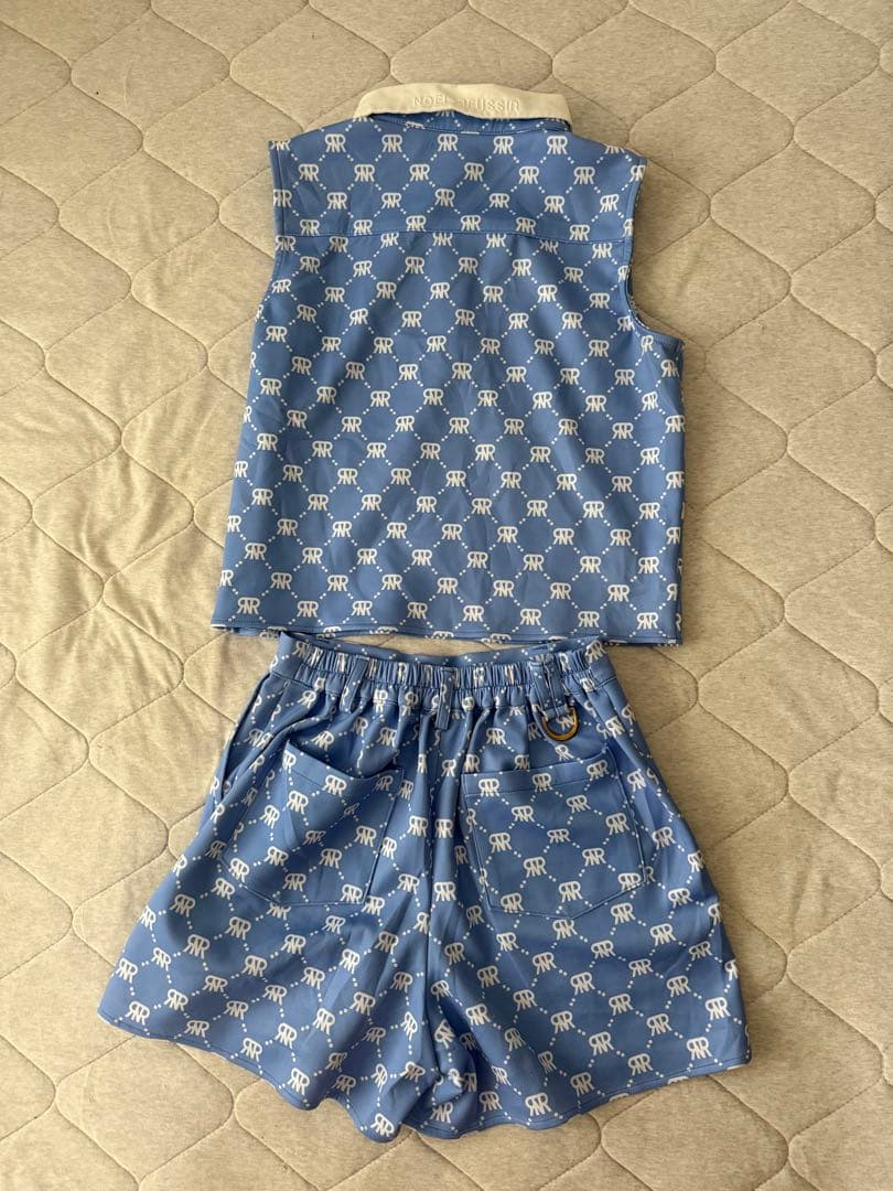 【お値下げ】noelreussir セットアップ　ブルー