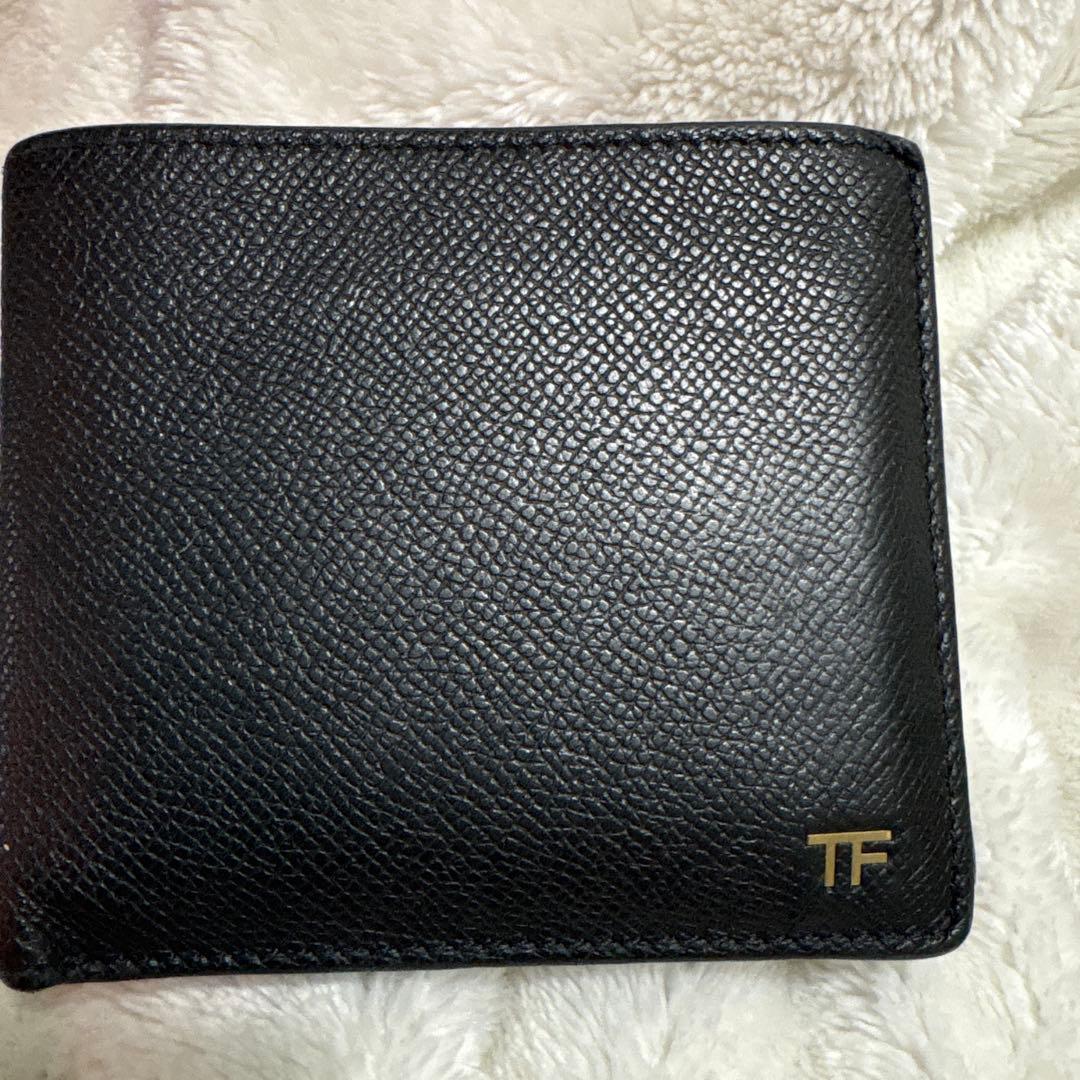 TOM FORD ブラック 二つ折り財布