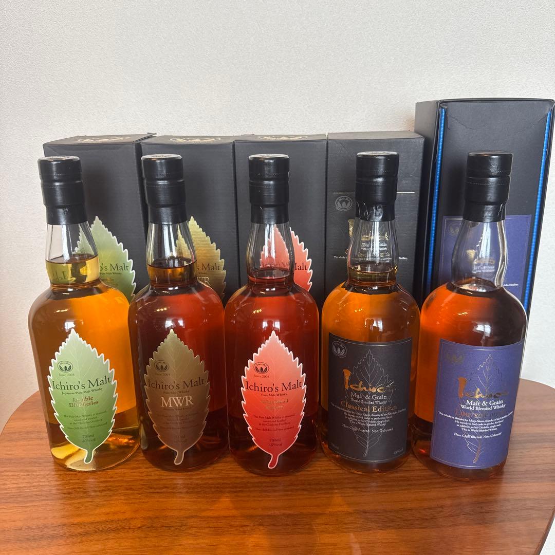 イチローズモルト 5本 リーフシリーズ