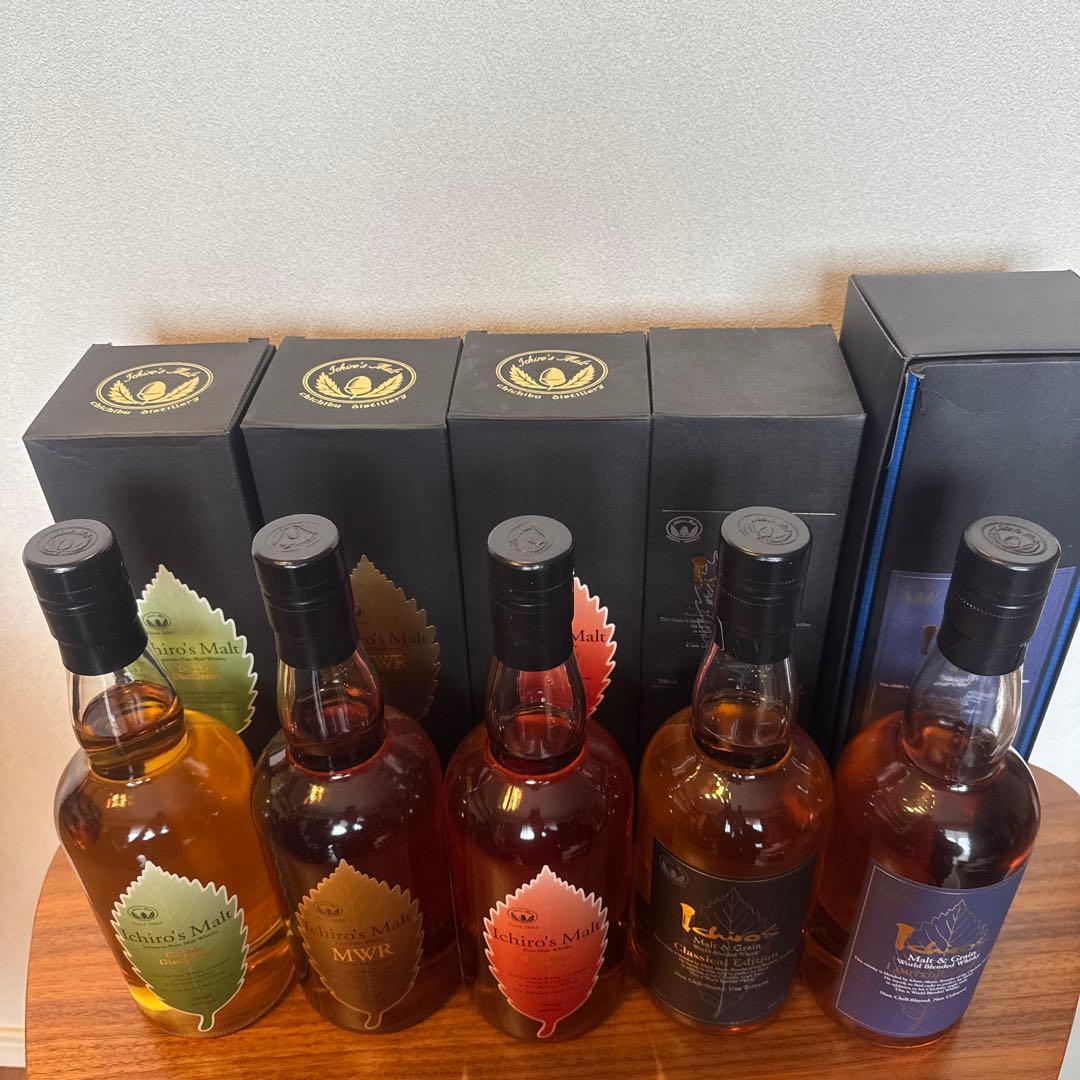 イチローズモルト 5本 リーフシリーズ
