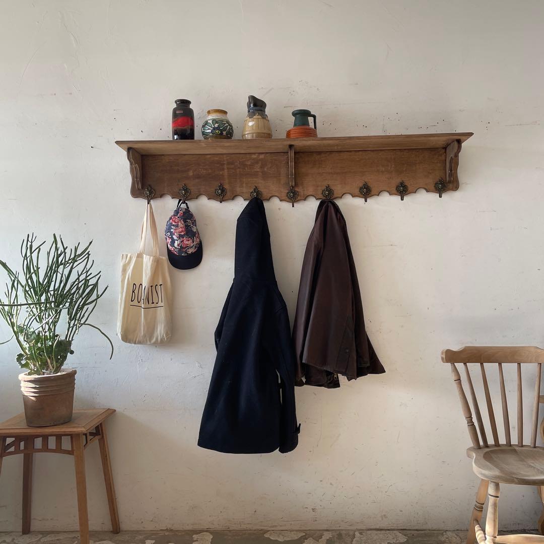 ビンテージ ウォールハンガーラック 剥離