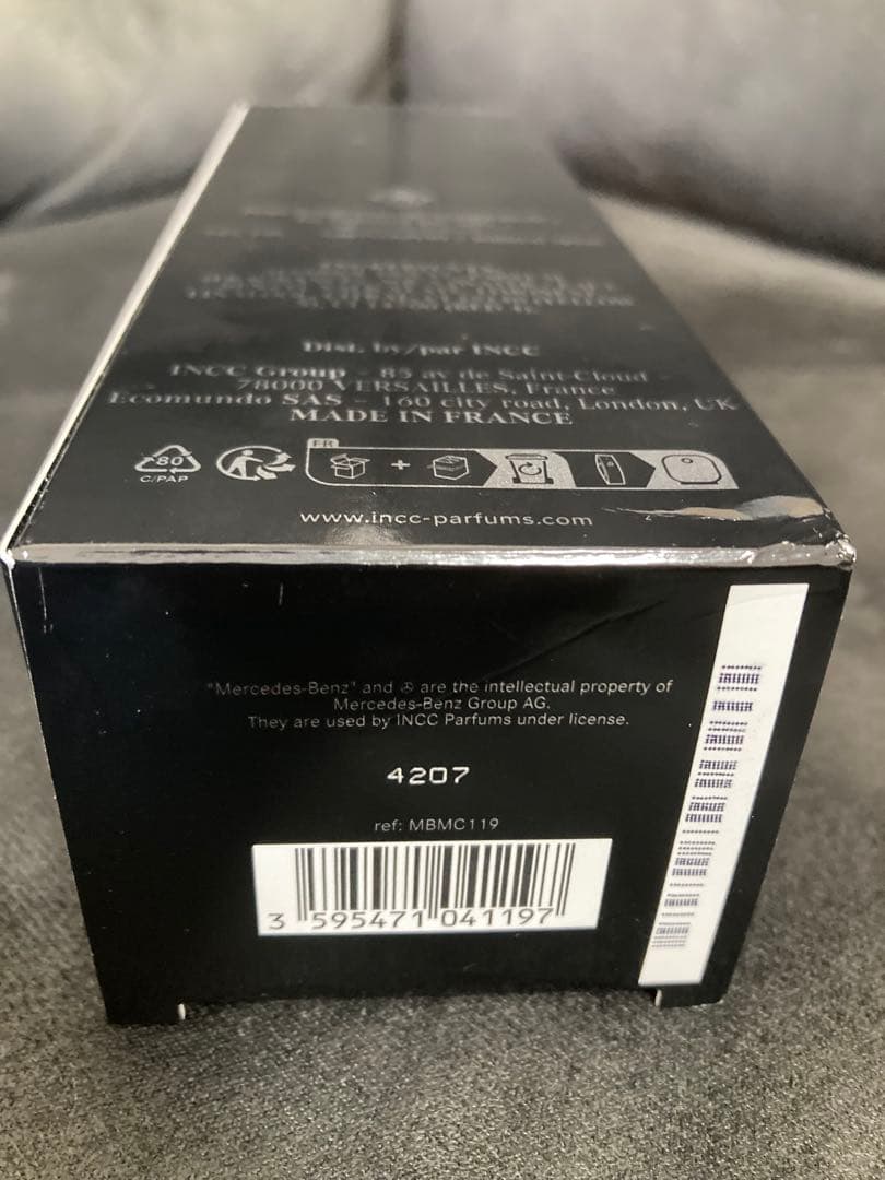 新品 未使用 メルセデス ベンツ クラブ ブラック 香水 100ml