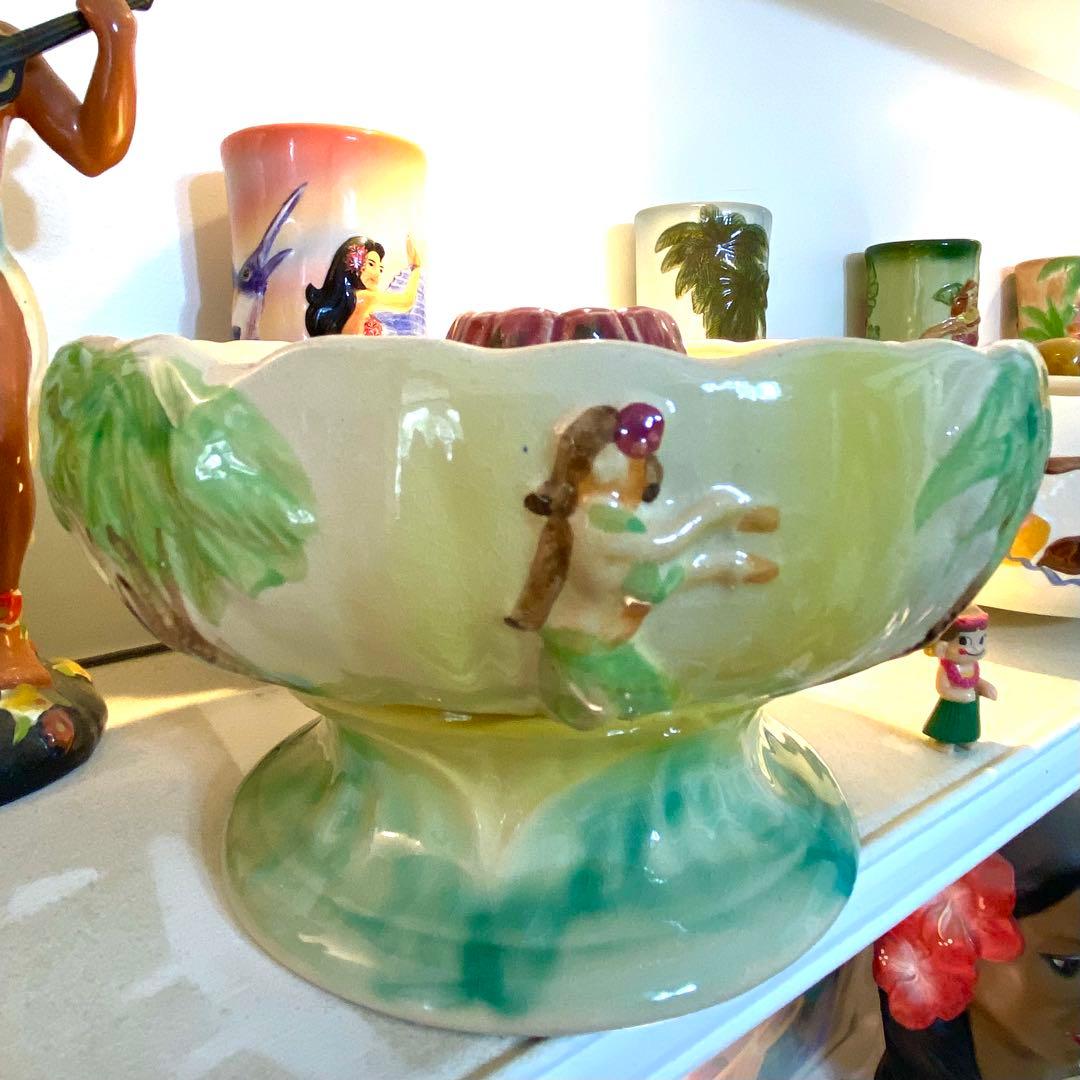 ハワイアンビンテージ★フラガール★TIKIボール★メネフネ★ハワイ置物★ハワイ