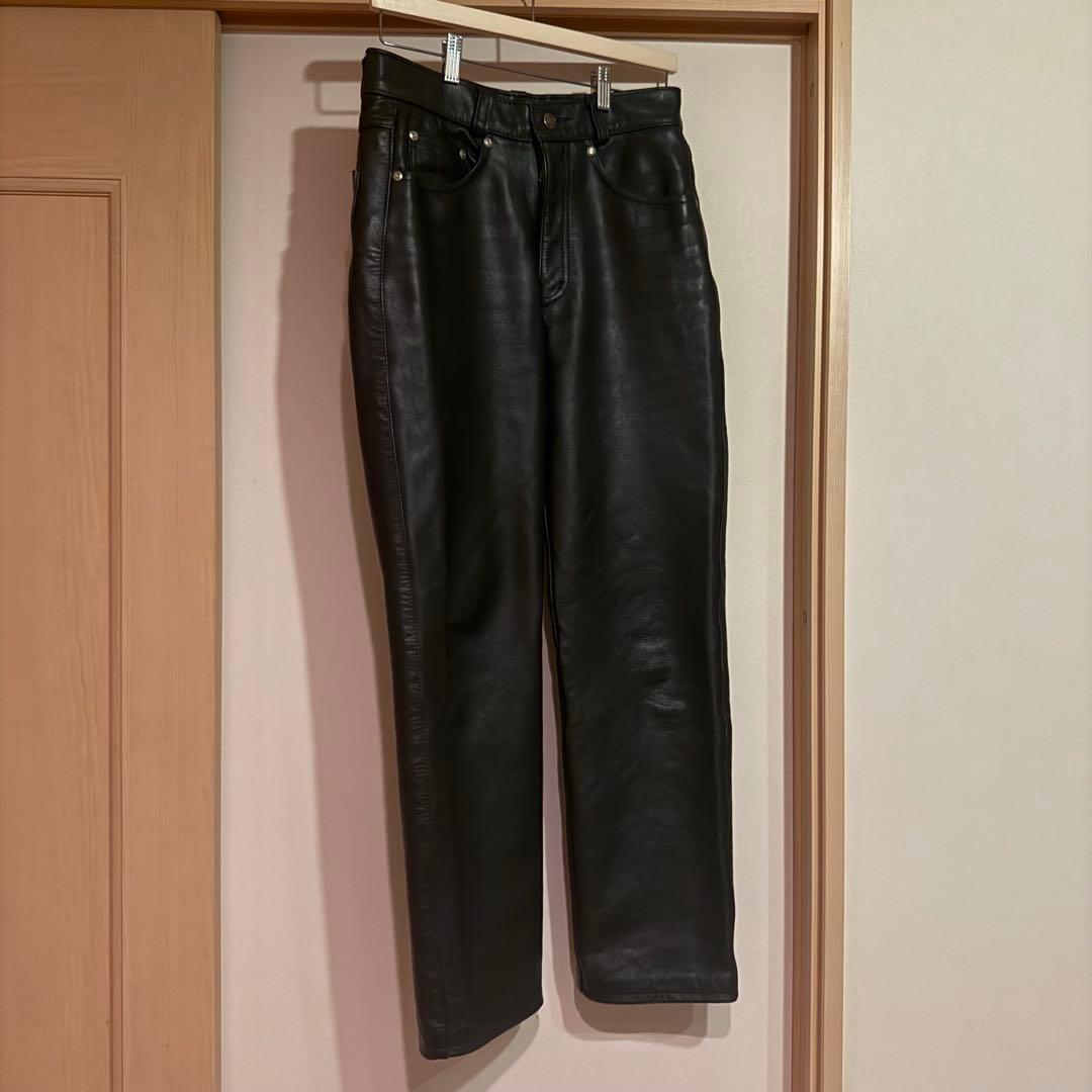 USA製 Schott レザーパンツ ライダース ライディング　30