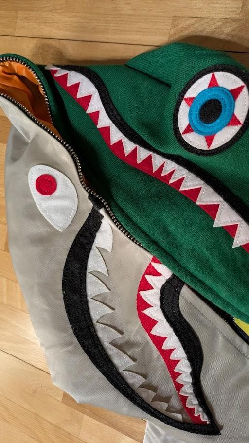 激レア BAPE×AMBUSH アシンメトリーパーカー 付属完備 訳あり