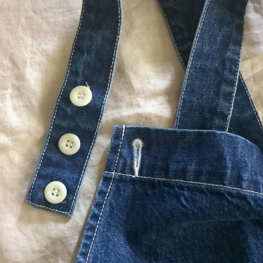 快晴堂　デニムサロペット