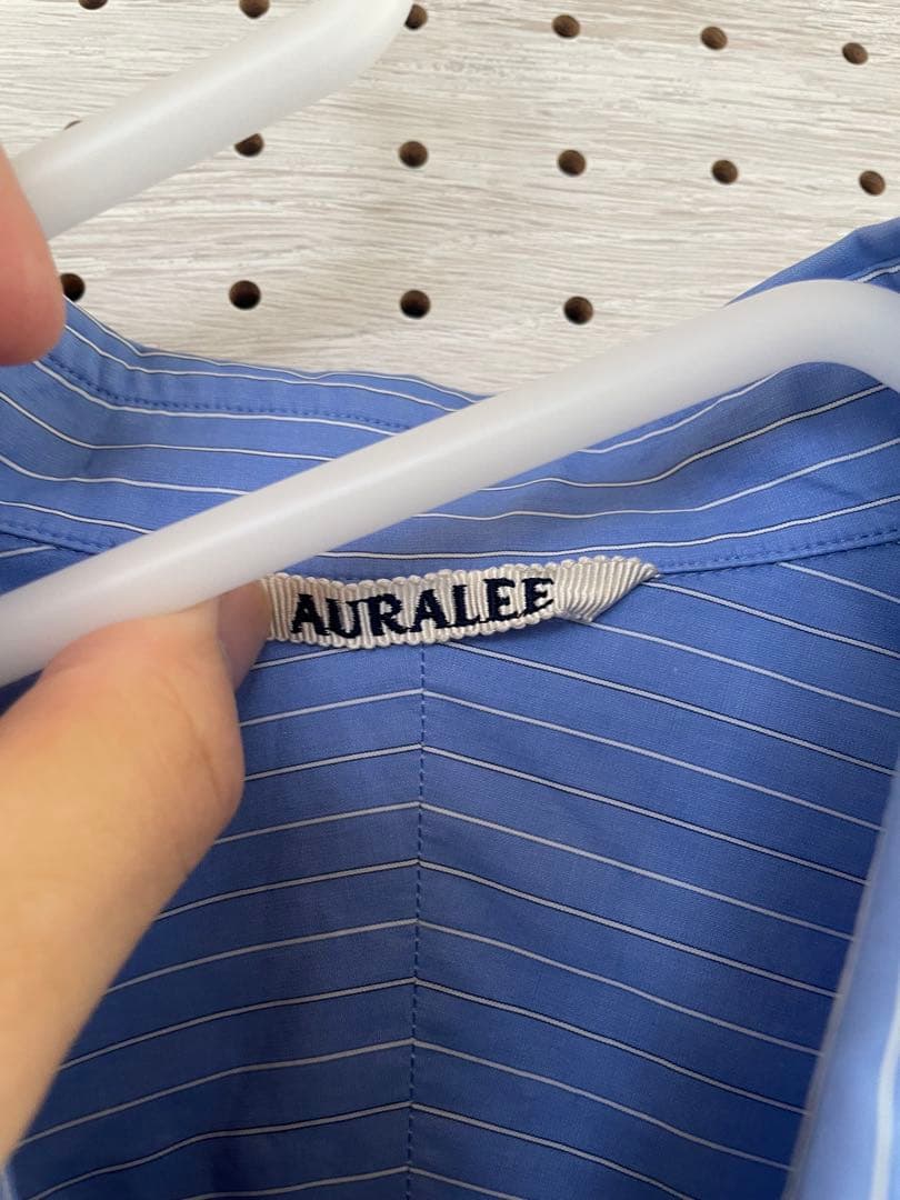トップス AURALEE SUVIN STRIPE SHIRT 4