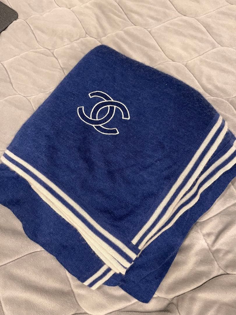 CHANEL ストライプ ストール