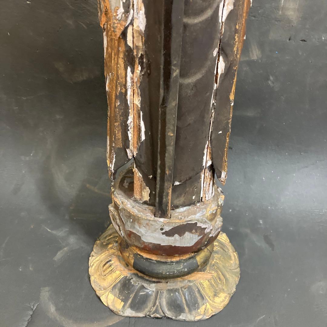 阿弥陀如来　室町時代　木製　木彫