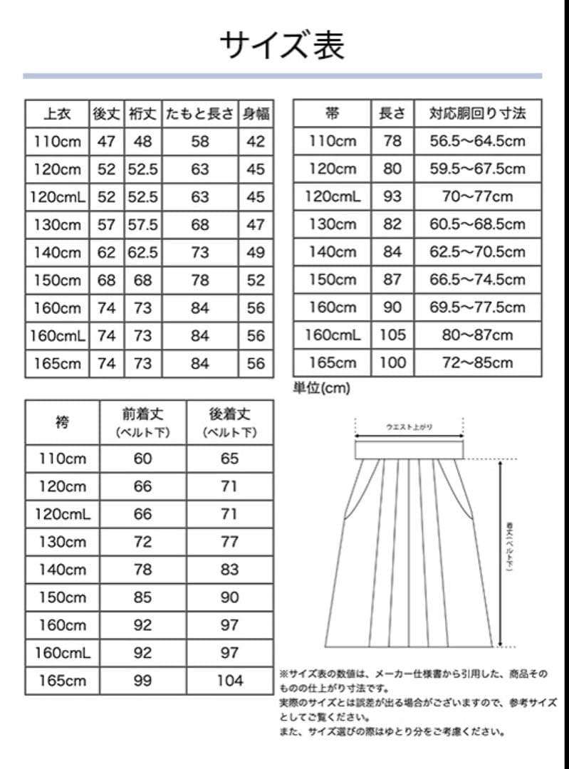 キャサリンコテージ　簡単着付け　袴一式セット 卒業式　150cm