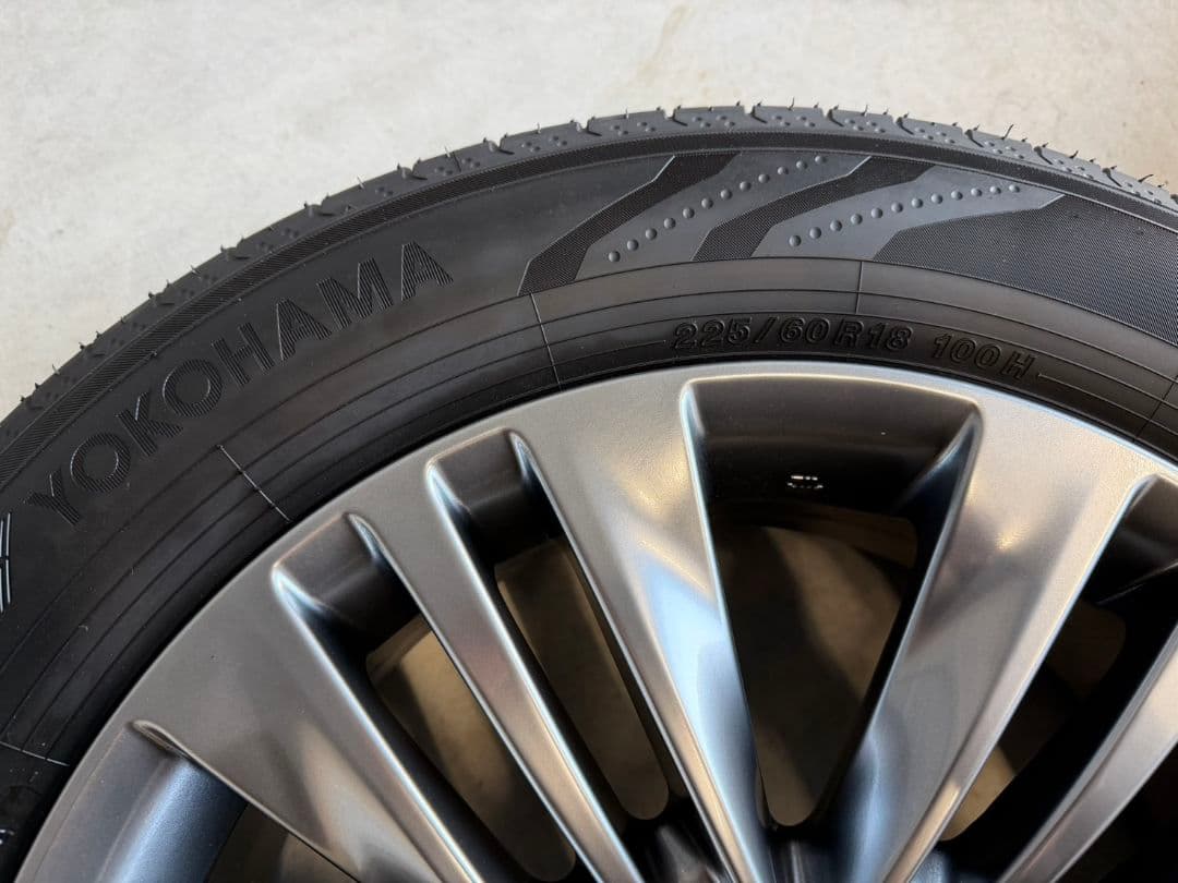 40系アルファード　純正18インチホイールセット 4本新車外し