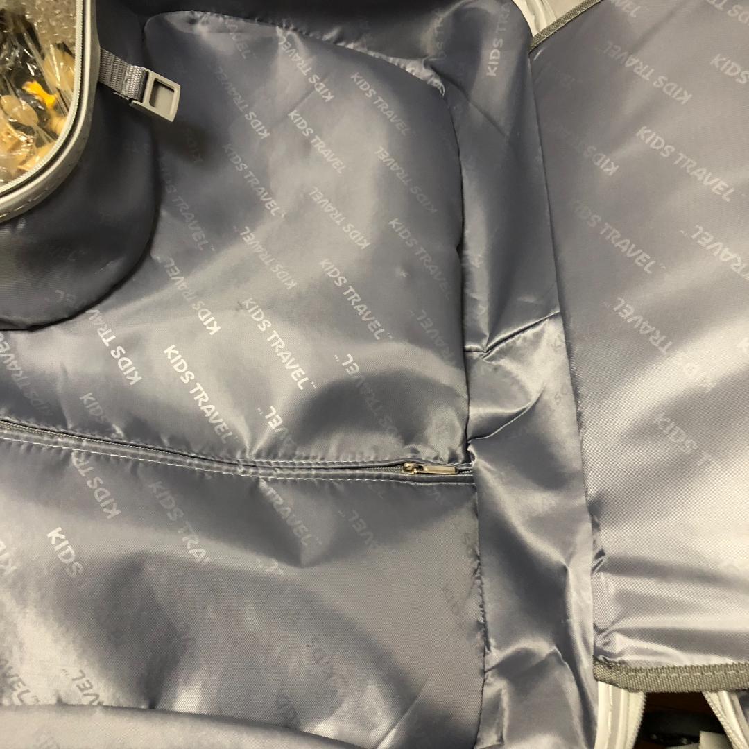 【中古】子供が乗れるキャリーケース キッズトラベル Mサイズ グリーンZ2