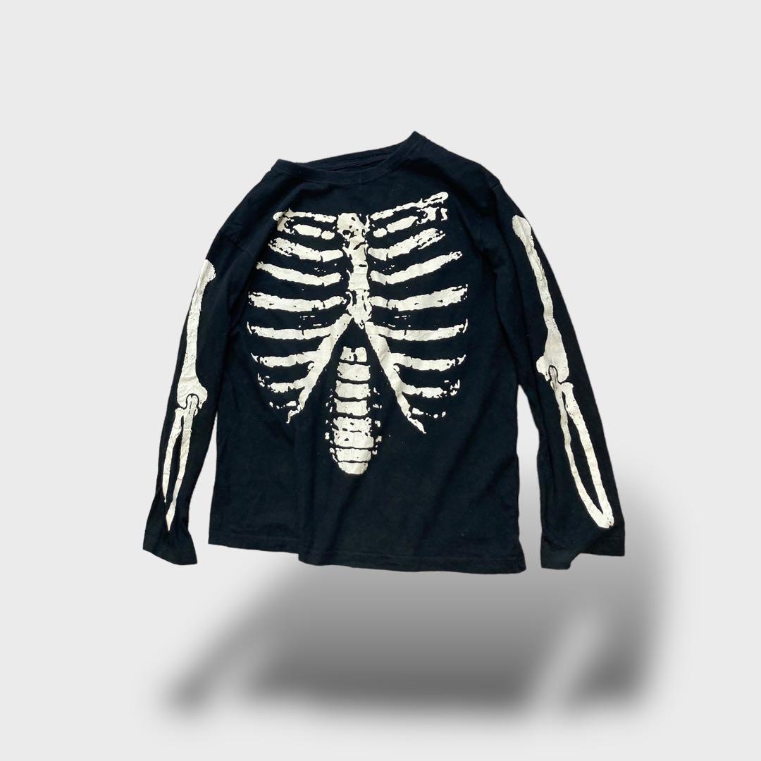 うおおお SKULL LS TSHIRT 2491P ロンT