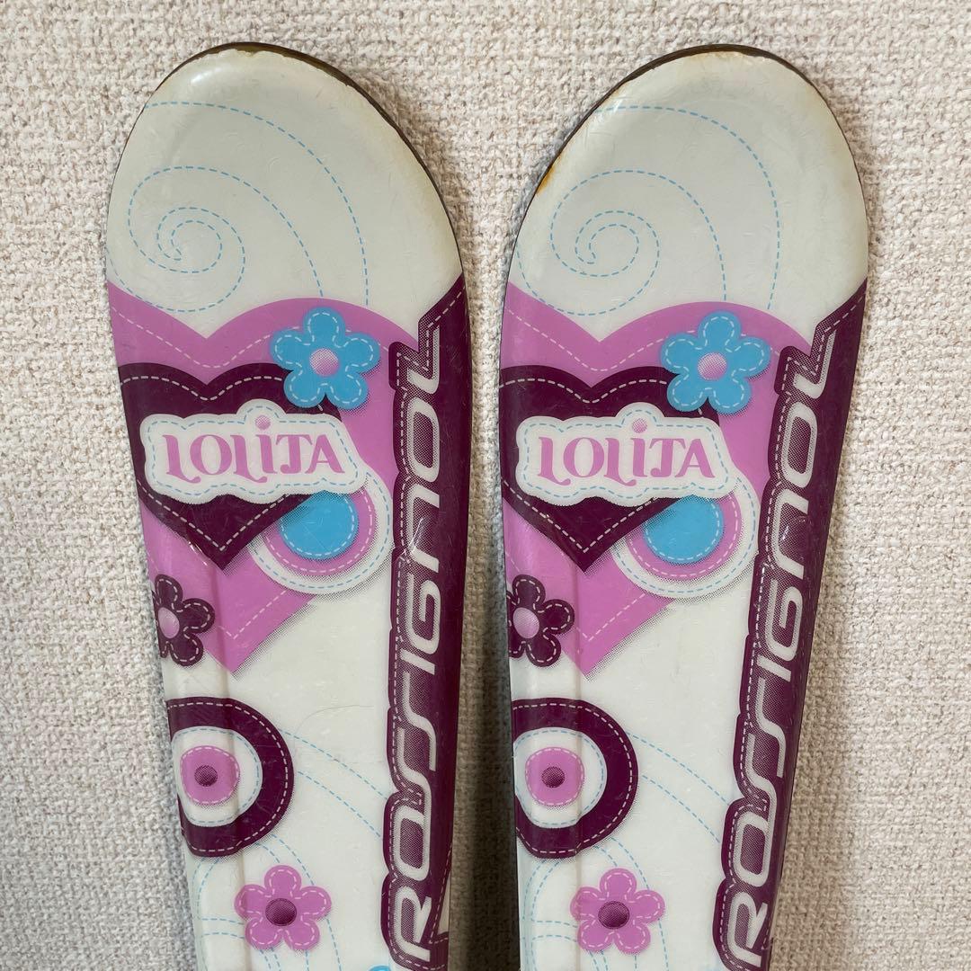 ロシニョール スキー板　HEAD ブーツ　ビンディング　子供　女の子