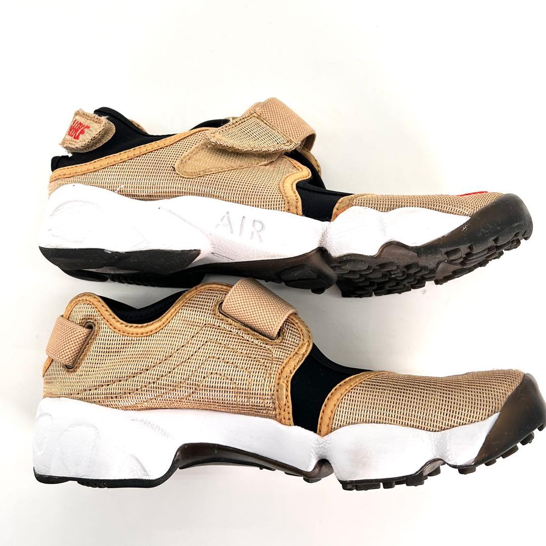 【美品】ナイキ エアリフト 足袋 スニーカー サンダル ゴールド 金 タビ 24