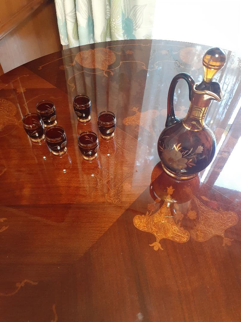 ボヘミアグラス　デキャンタ&グラス