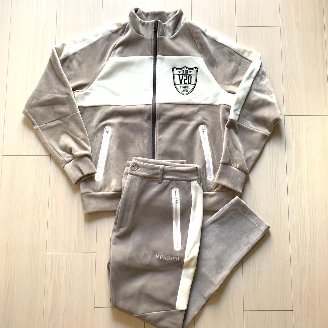 【美品】V12×LEONコラボ V20 セットアップ レオン Mサイズ レア希少