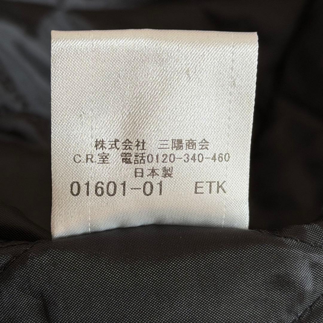 バーバリーブラックレーベル　トレンチコート　2way　チェック　ライナー　黒　L