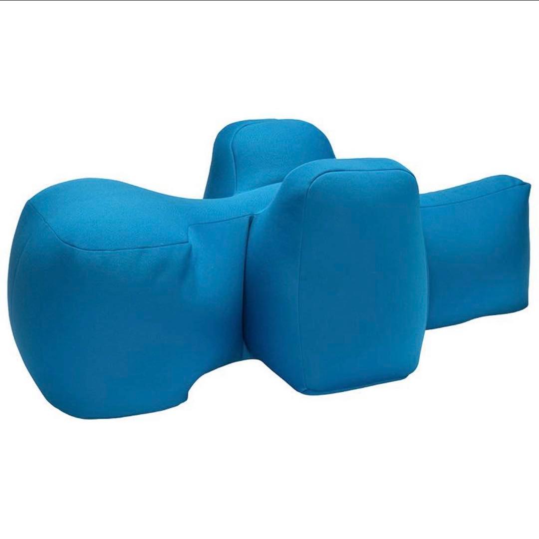 美品★リラクッション Lサイズ ブルー