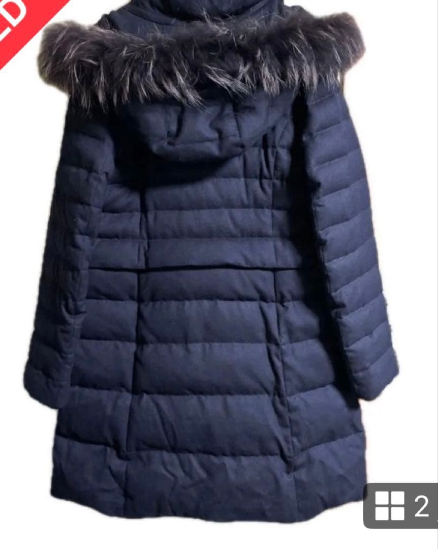 か*も様 キャノン　クリエイティブ、ウールダウンロングコート