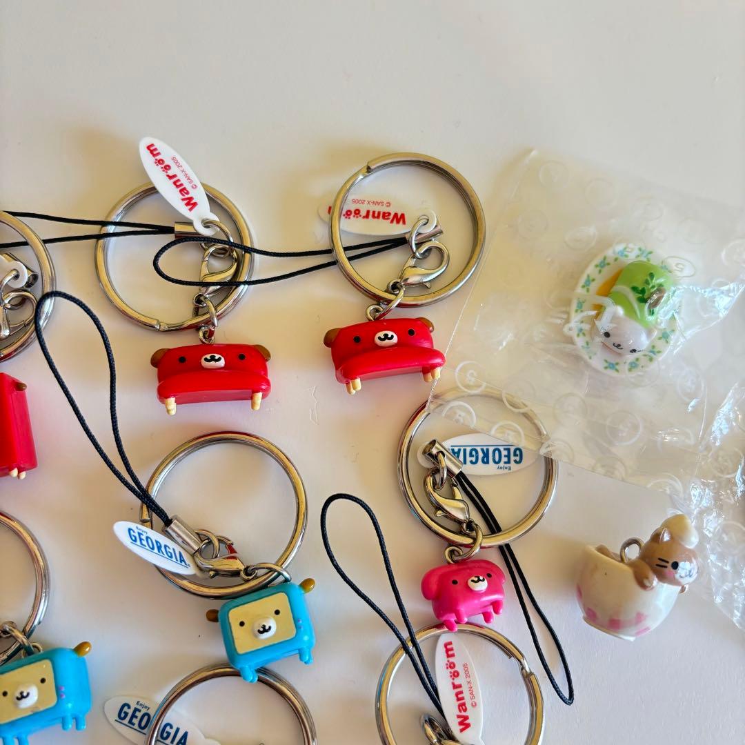 激レア san-x にゃんにゃんにゃんこ　ワンルーム　ストラップ サンエックス