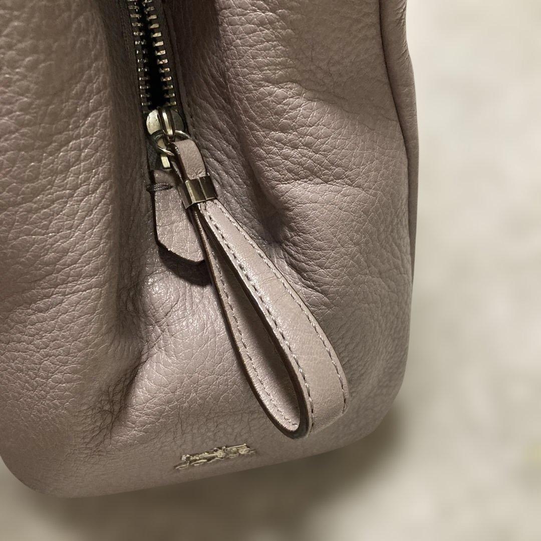 COACHトートバッグ★マディソン フィービー.シボ革レザー.三層.チャーム2枚