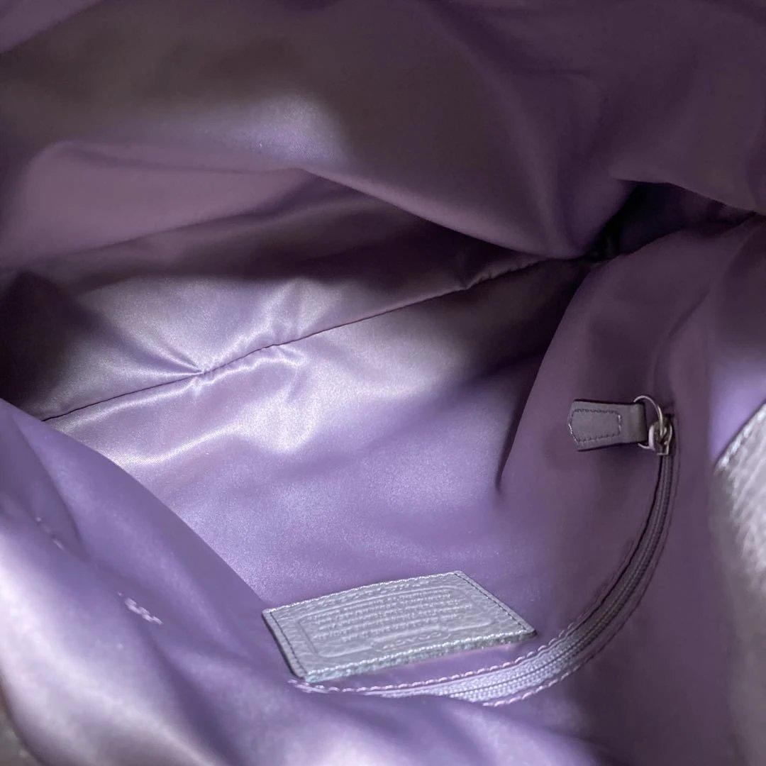 COACHトートバッグ★マディソン フィービー.シボ革レザー.三層.チャーム2枚