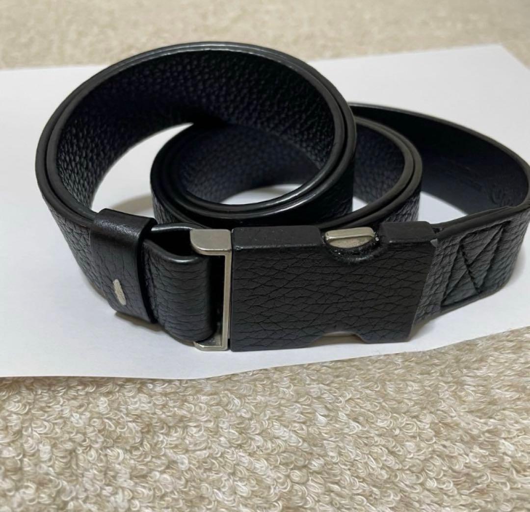 maison margiela マルジェラ　レザーベルト　黒