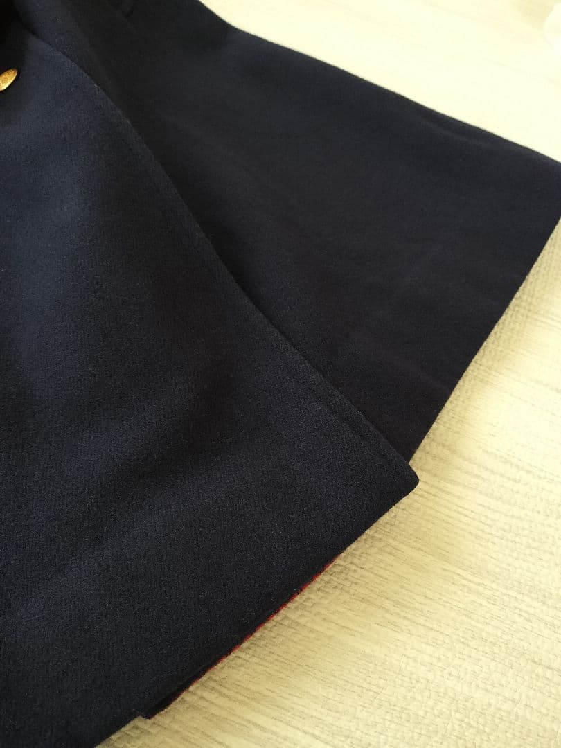 familiar 　コート　ネイビー ダブルブレストコート 140 150