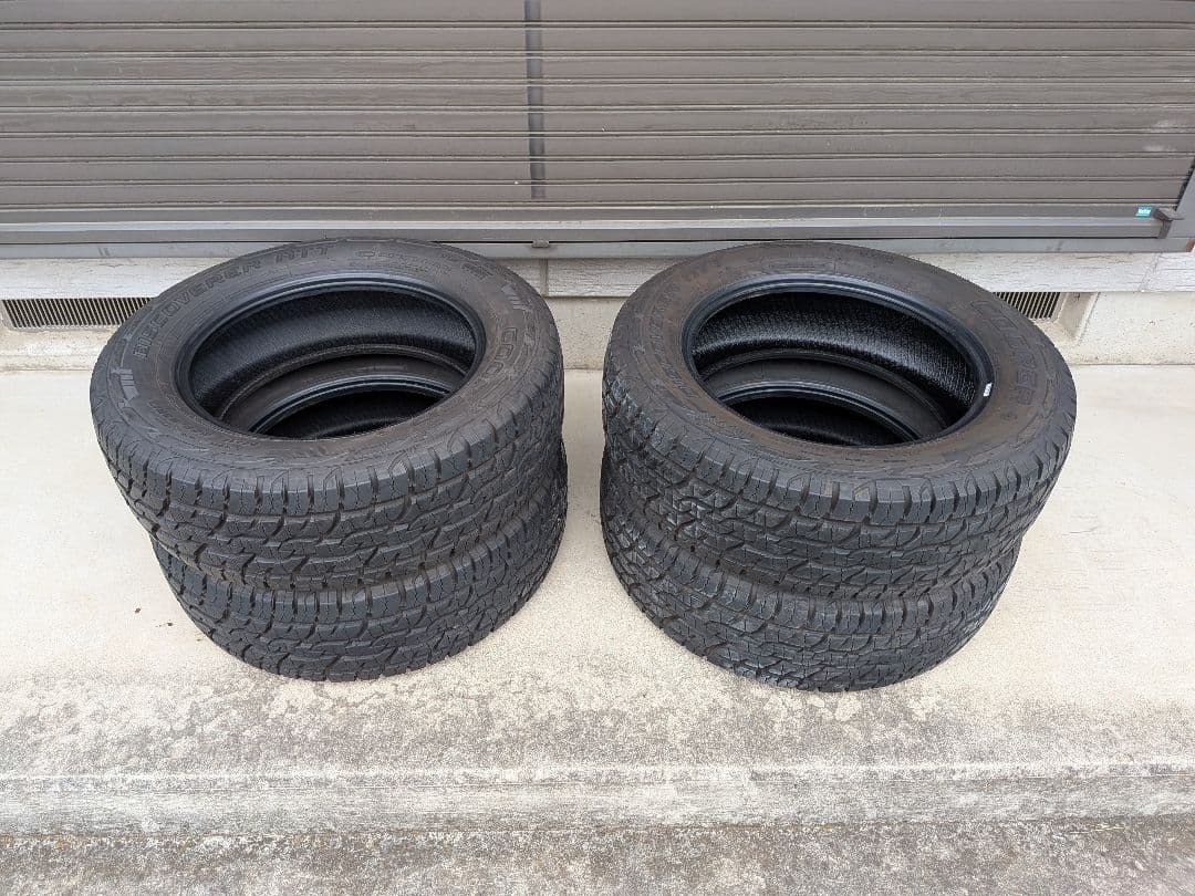 ①225/65R17 9.5分山 2/4 グッドイヤー クーパー AT サマー夏