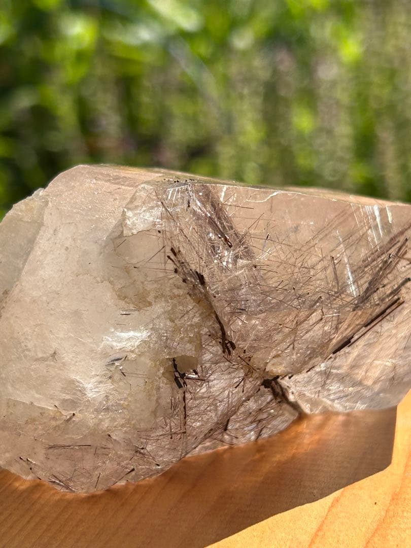 ブラウンルチル原石カテドラルAAAAAレインボー入 希少価値‼️SALE中