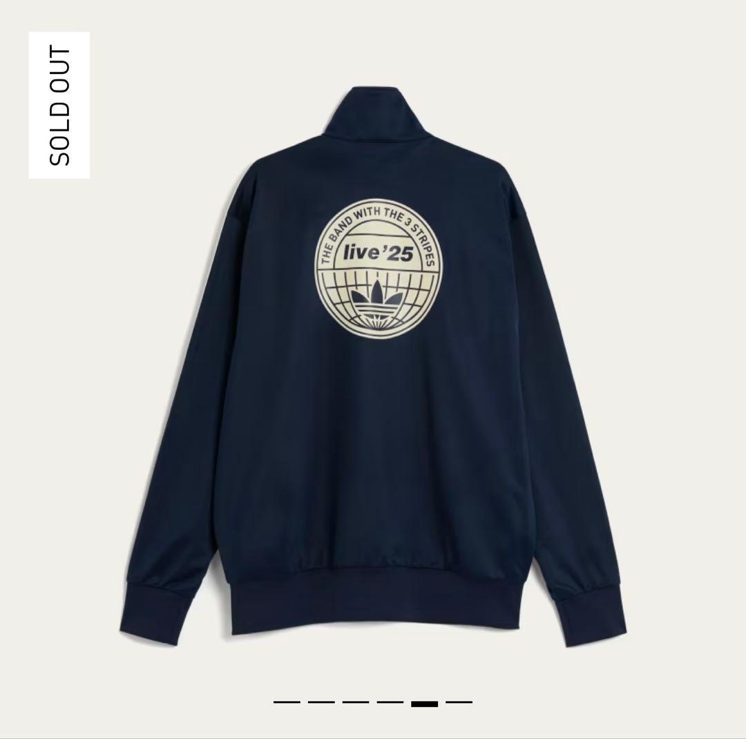 adidas oasis Live '25 TRACK TOP ネイビー/XS