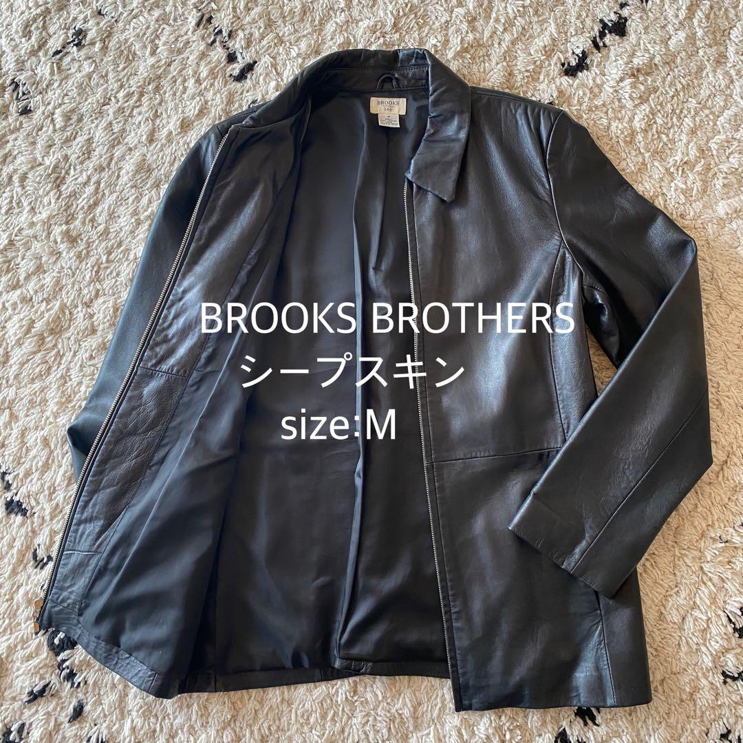 BROOKS BROTHERS シープスキン　レザーコート　size:M