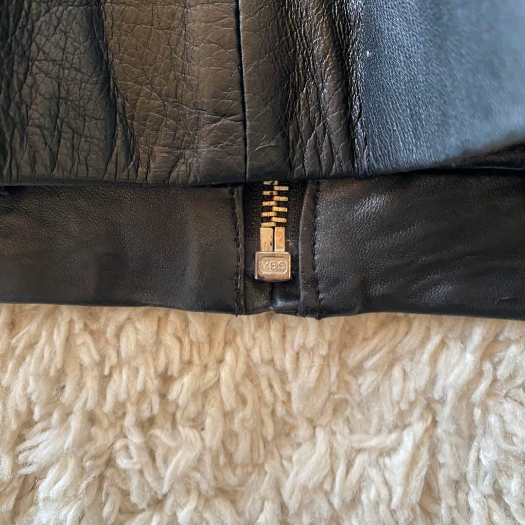 BROOKS BROTHERS シープスキン　レザーコート　size:M